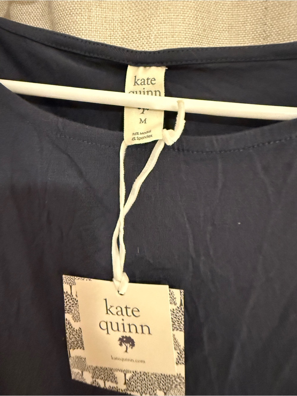 Kate Quinn Women’s Modal Puff Sleeve Shirt M NWT - Picture 2 of 3